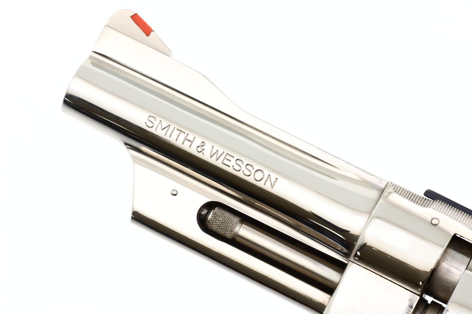 S&W 27-2 Revolver, 4" Factory Nickle, near NIB, N831156, FB01549 - Image 8