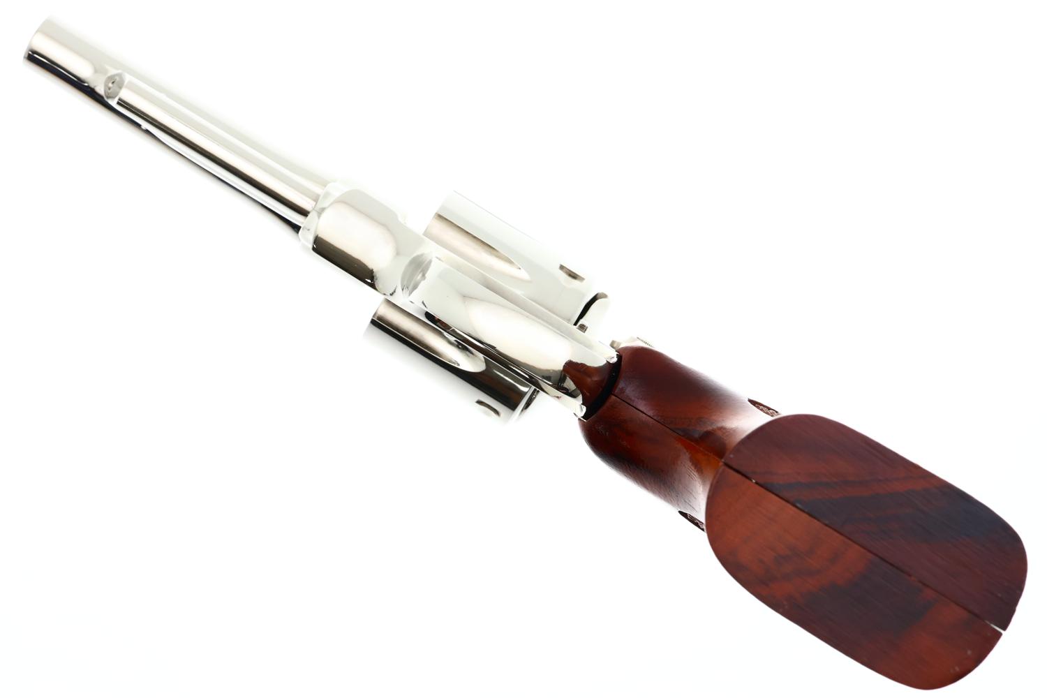 S&W 27-2 Revolver, 4" Factory Nickle, near NIB, N831156, FB01549 - Image 10