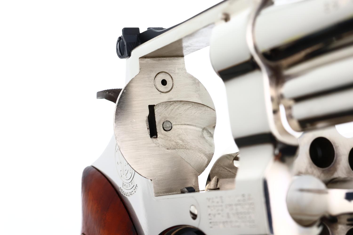 S&W 27-2 Revolver, 4" Factory Nickle, near NIB, N831156, FB01549 - Image 12