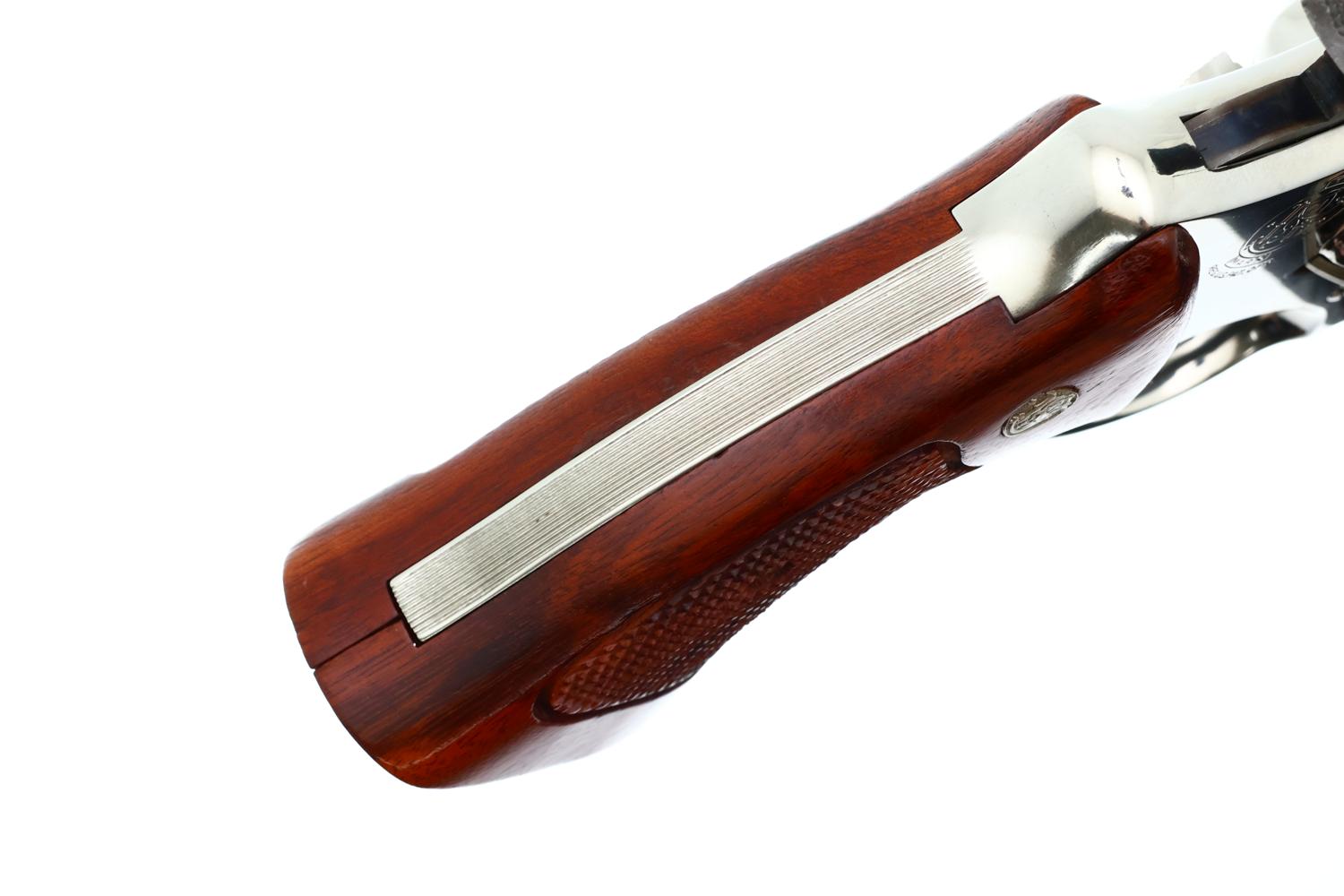 S&W 27-2 Revolver, 4" Factory Nickle, near NIB, N831156, FB01549 - Image 18