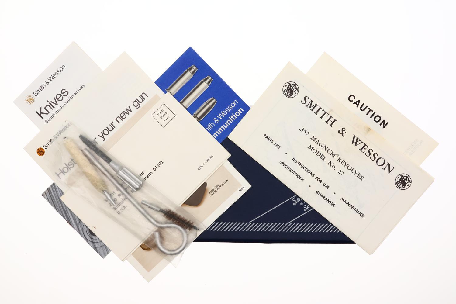 S&W 27-2, .357 Mag Revolver, 3.5" Bbl, Boxed, S298405, FB01544 - Image 13