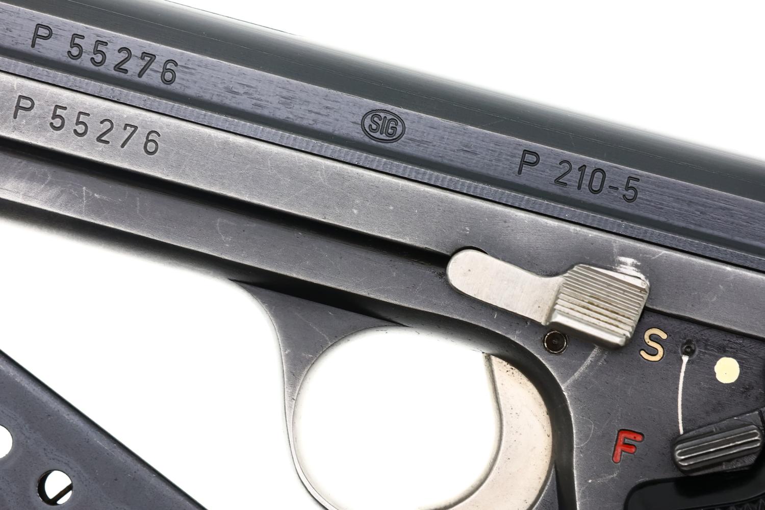 Swiss Sig P210-5 Pistol, Spare Barrel, Many Parts, P55276, FB02353 - Image 4