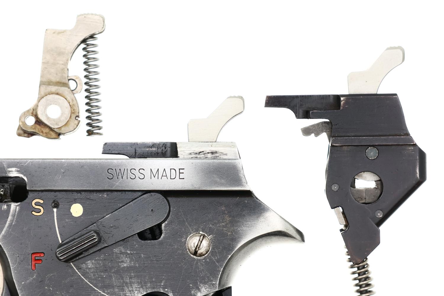 Swiss Sig P210-5 Pistol, Spare Barrel, Many Parts, P55276, FB02353 - Image 10