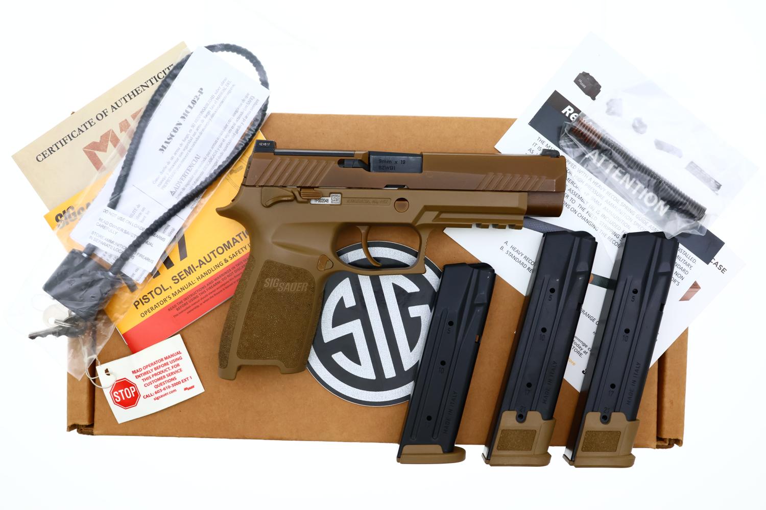Sig Sauer M17 Pistol US Military Surplus, TF002048, FB00559 - Image 2