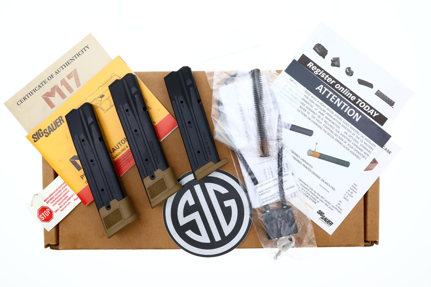 Sig Sauer M17 Pistol US Military Surplus, TF002048, FB00559 - Image 9