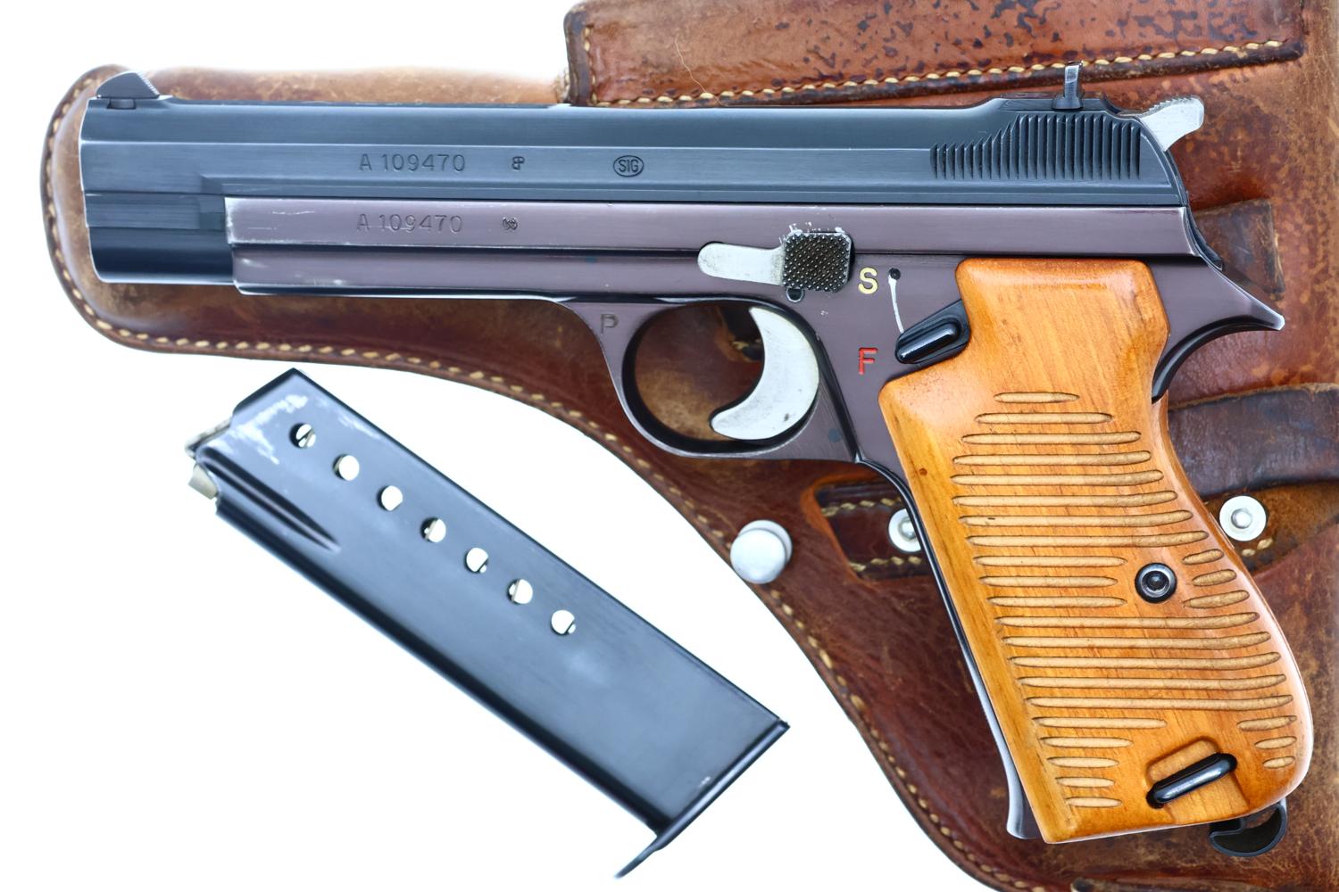 Swiss SIG P210 P49 Military Pistol, Matching, Holster, A109470, FB00299