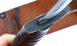 U.S. Military M3 Imperial Fighting Knife, M6 Scabbard dated 43, X-362