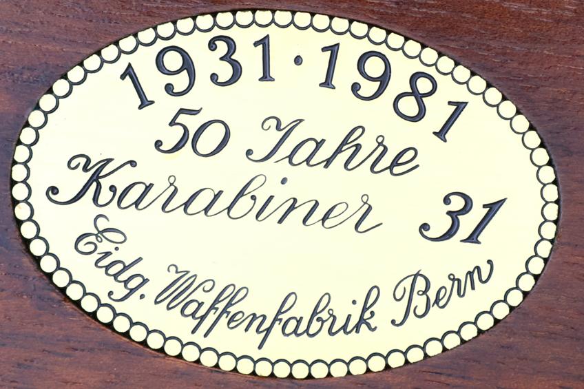 Waffenfabrik Bern K31 Rifle, Jubilee, P271165, FB02112 - Image 6