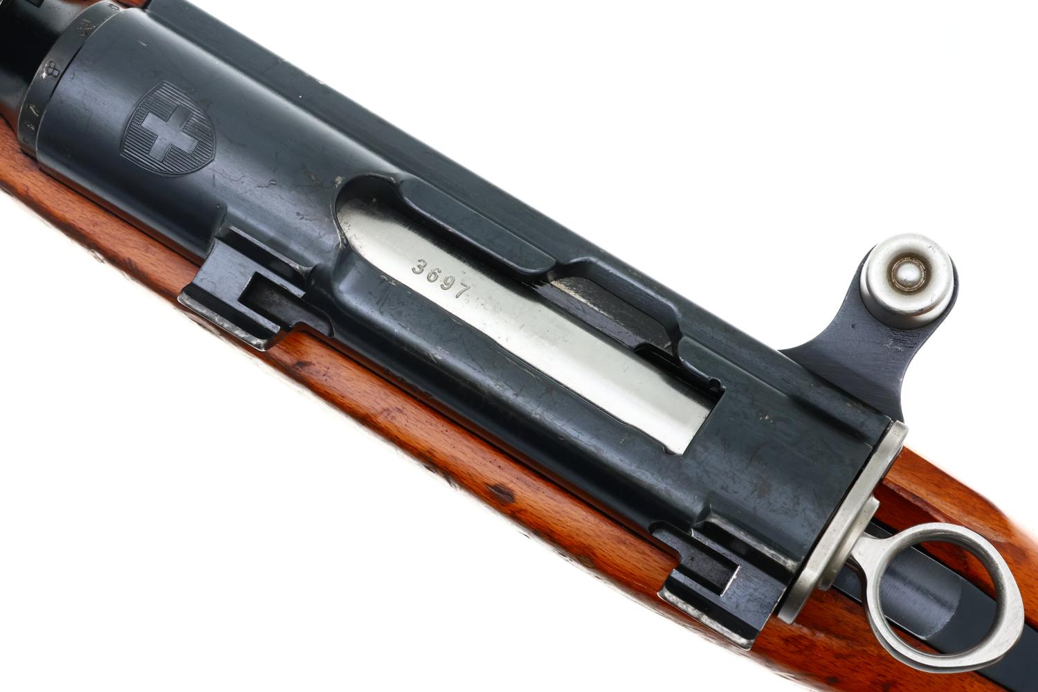 Swiss ZFK 55 Military Sniper Rifle, Bern Arsenal, Matching, 3697, FB02114 - Image 24
