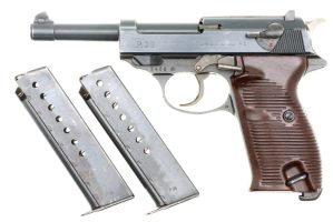Walther P38 ac 45 Late WWII Mismatched Pistol, 2468, FB01637