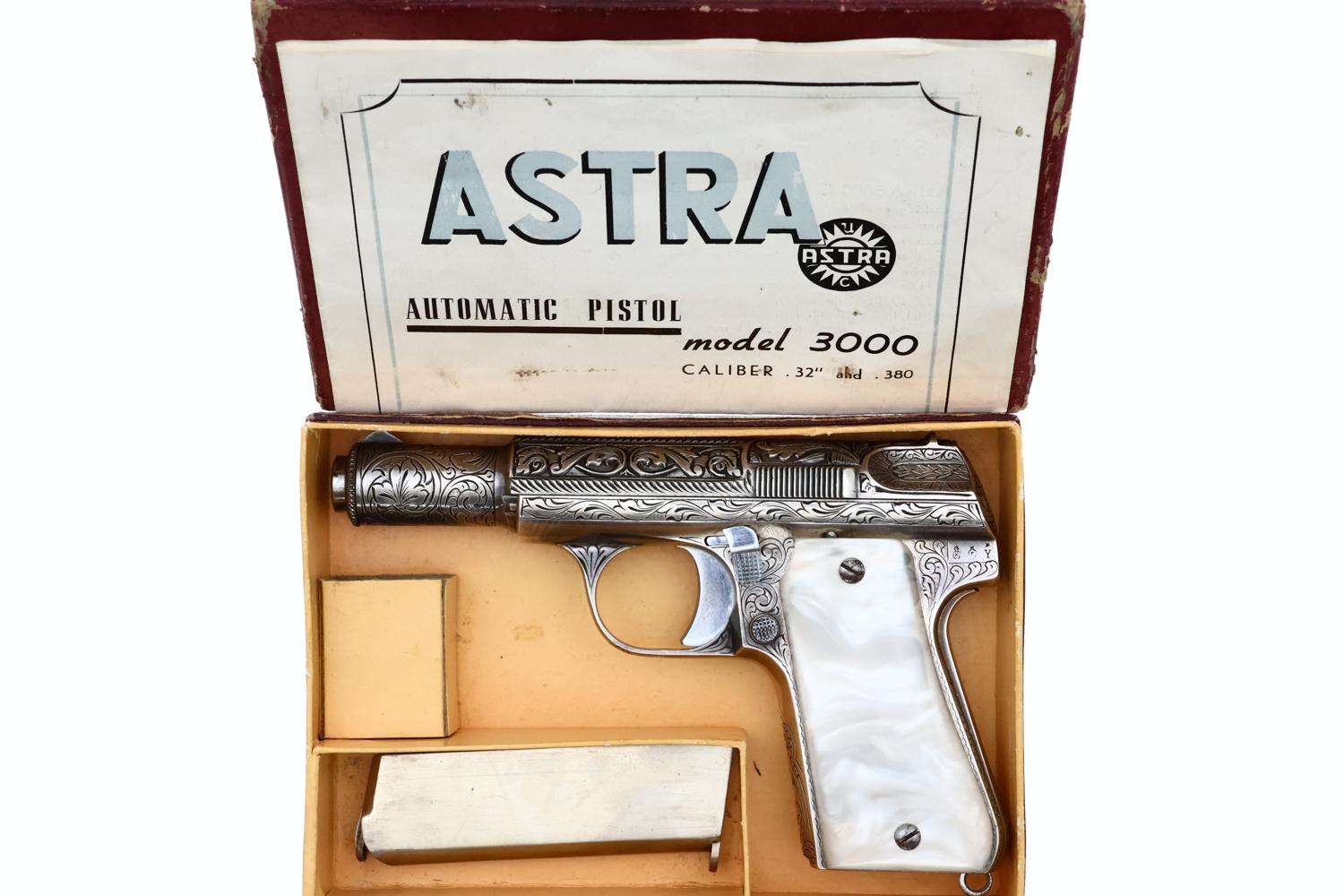 Astra 3003 Silver Engraved Pistol, Boxed, 716021, FB02345 - Image 4