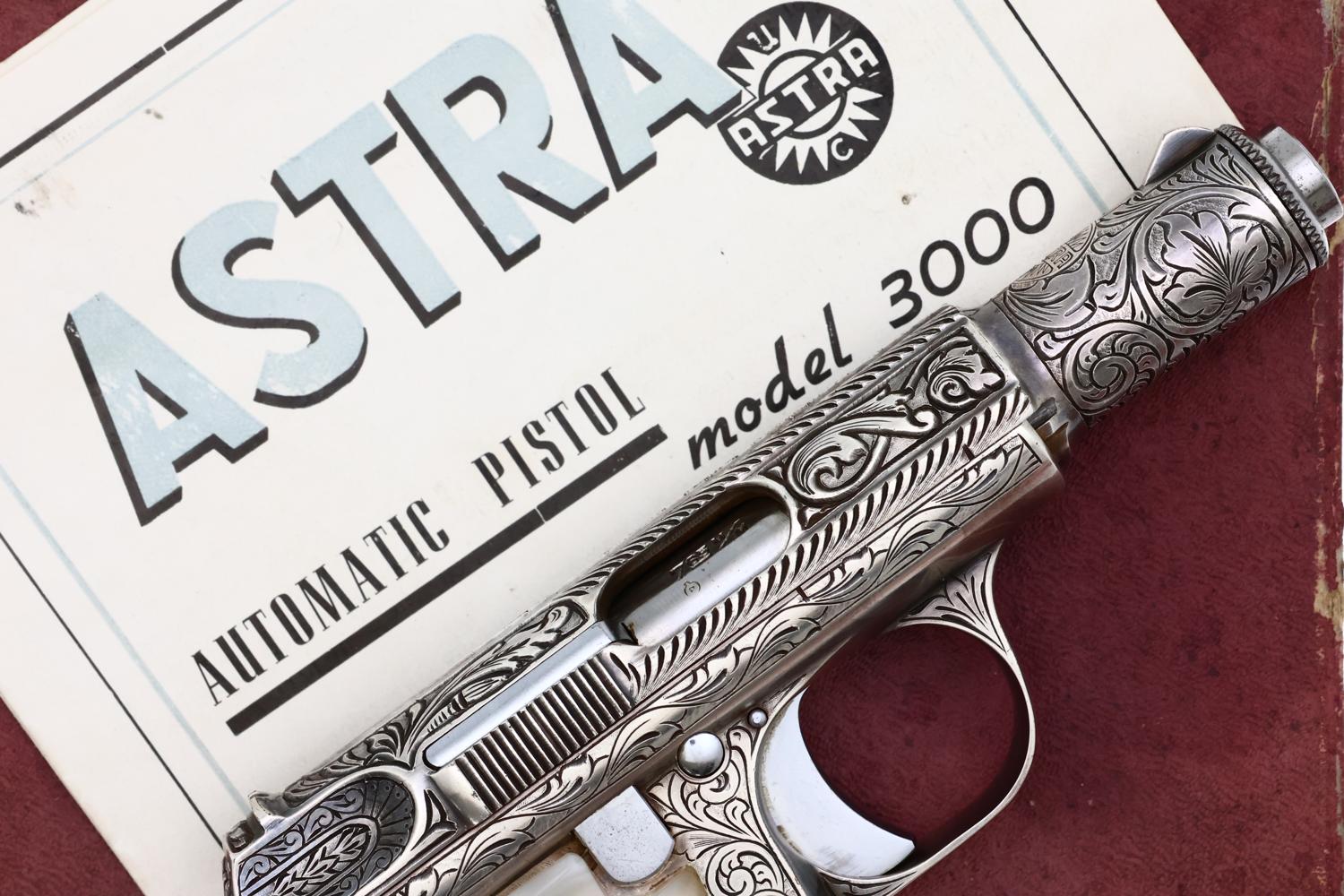 Astra 3003 Silver Engraved Pistol, Boxed, 716021, FB02345 - Image 6