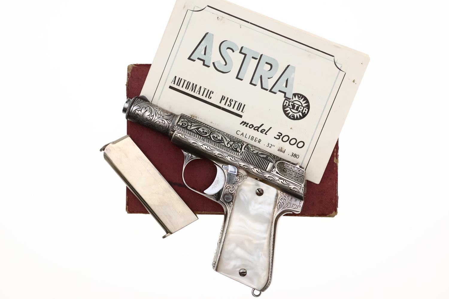 Astra 3003 Silver Engraved Pistol, Boxed, 716021, FB02345 - Image 8