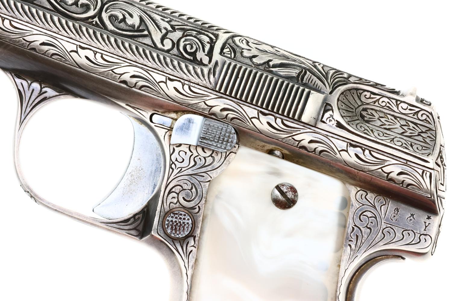 Astra 3003 Silver Engraved Pistol, Boxed, 716021, FB02345 - Image 9
