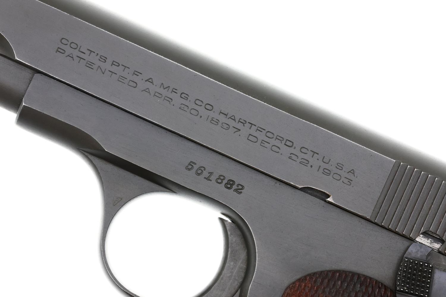 Colt 1903 Hammerless "U.S. PROPERTY" Pistol, 561882, FB02135 - Image 5