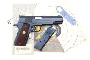 Colt National Match Gold Cup Pistol, Boxed, 33847-NM, FB01713
