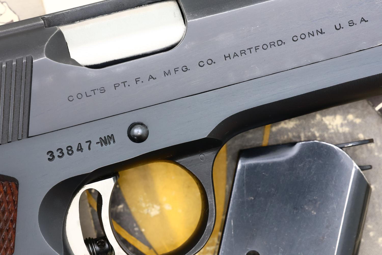 Colt National Match Gold Cup Pistol, Boxed, 33847-NM, FB01713 - Image 5