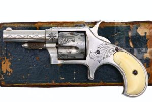 Remington Smoot New Model #4, Factory Engraved Revolver, Boxed, 6471, O-171