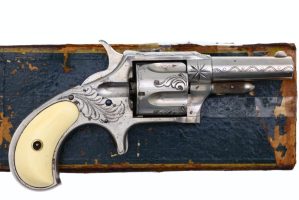 Remington Smoot New Model #4, Factory Engraved Revolver, Boxed, 6471, O-171