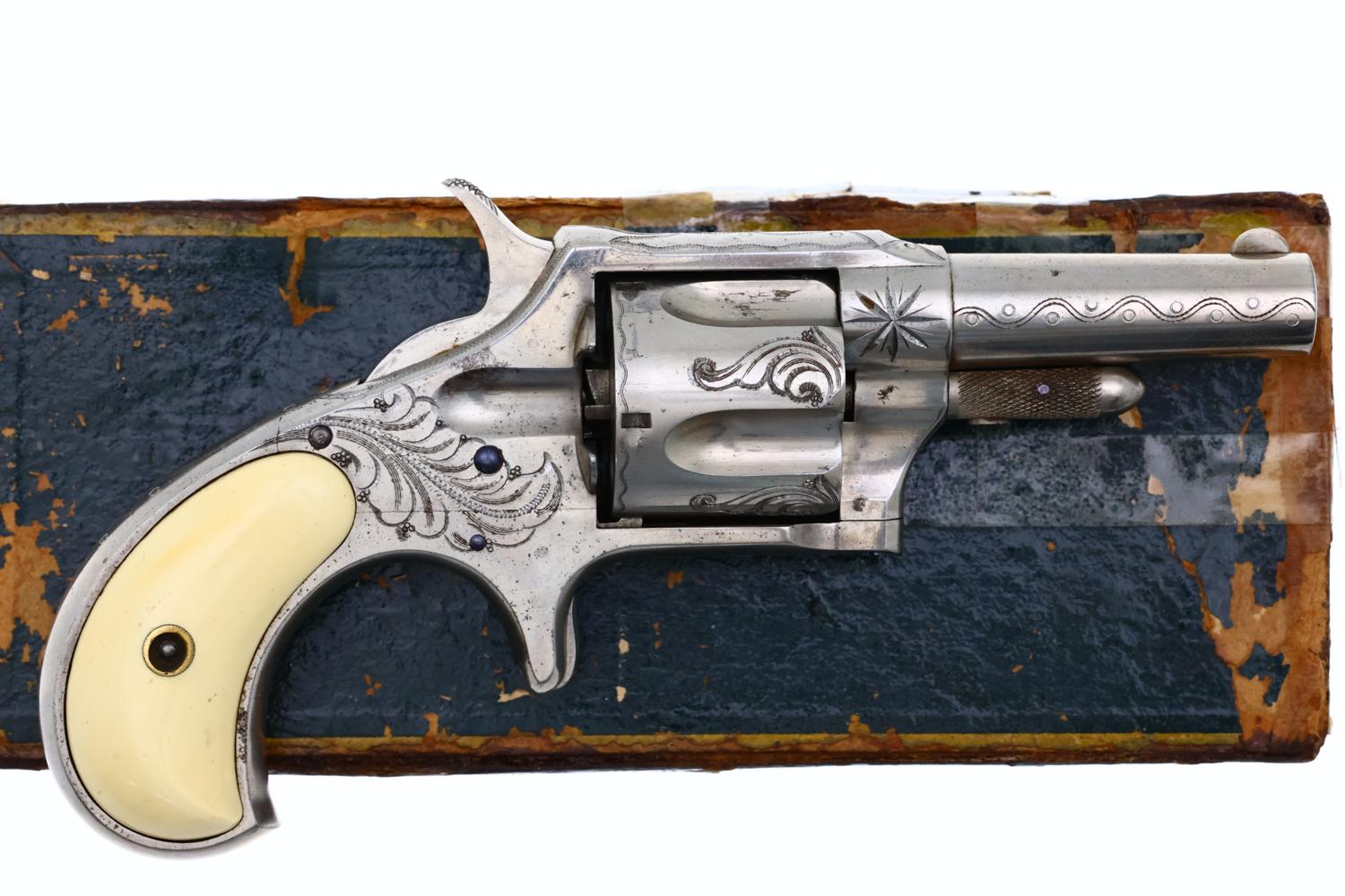 Remington Smoot New Model #4, Factory Engraved Revolver, Boxed, 6471, O-171 - Image 2