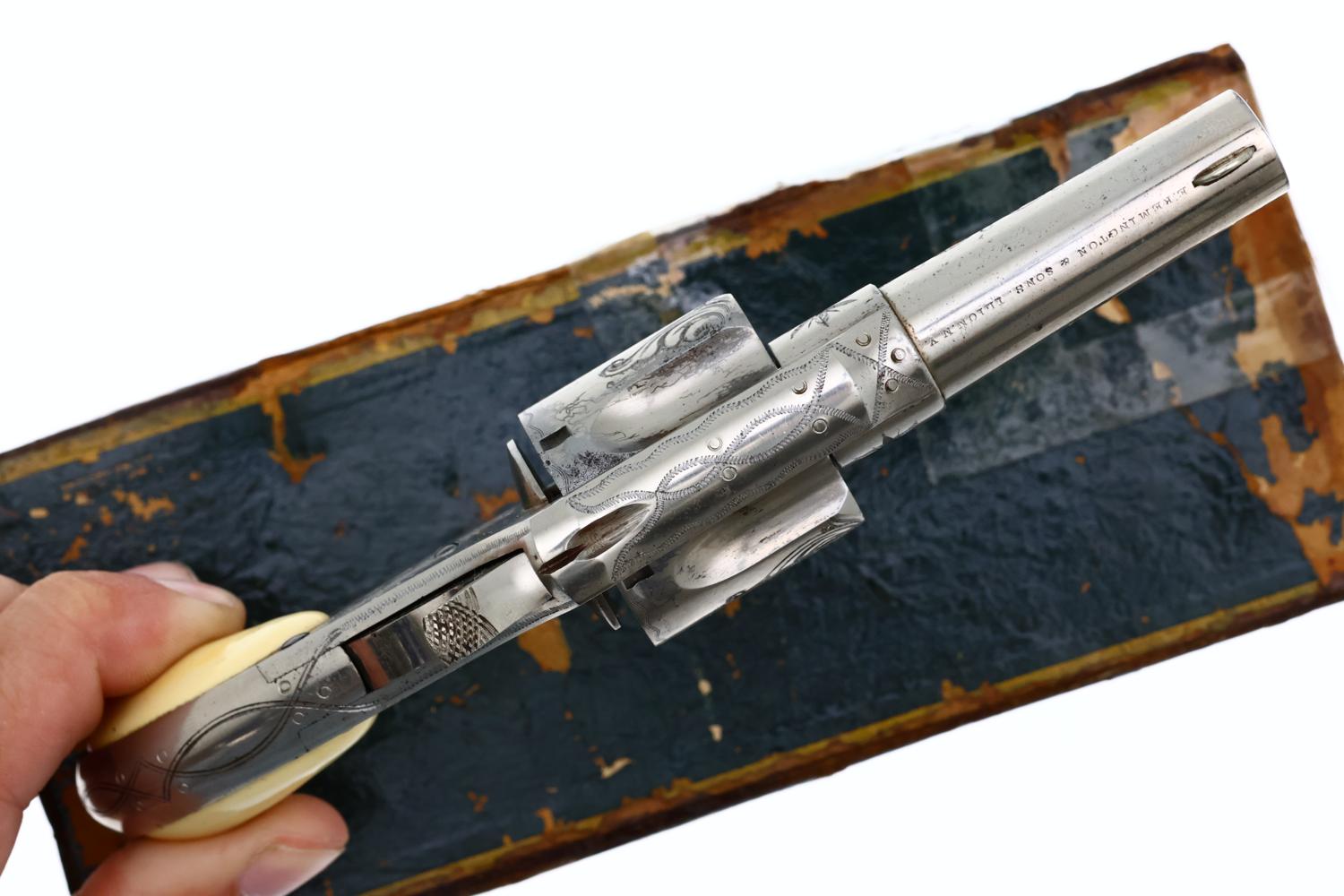 Remington Smoot New Model #4, Factory Engraved Revolver, Boxed, 6471, O-171 - Image 3