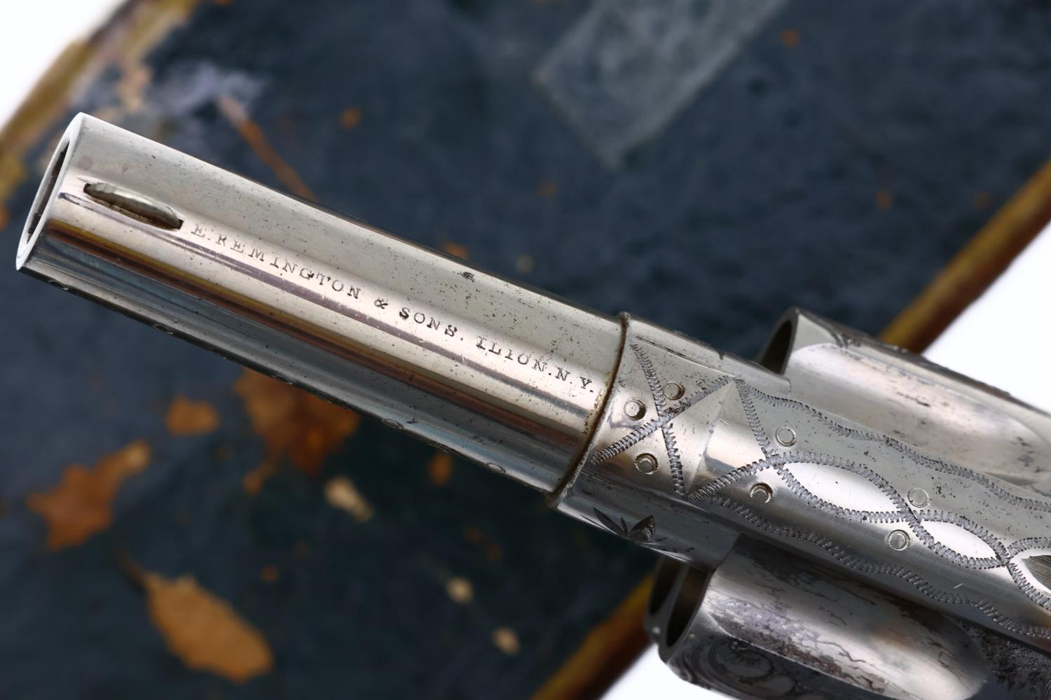 Remington Smoot New Model #4, Factory Engraved Revolver, Boxed, 6471, O-171 - Image 5