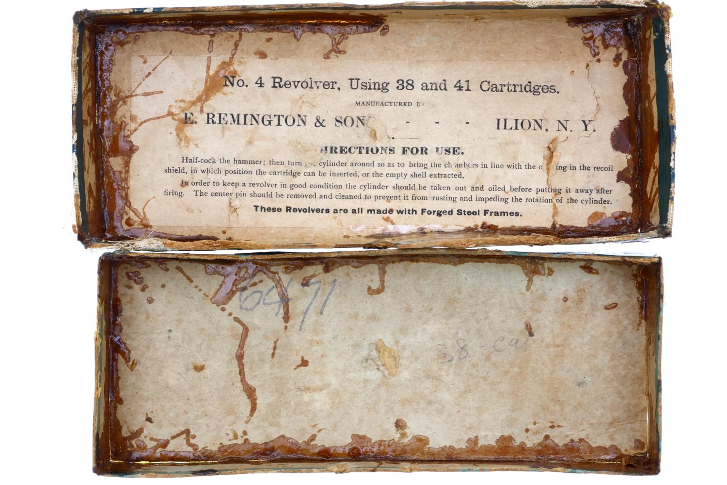 Remington Smoot New Model #4, Factory Engraved Revolver, Boxed, 6471, O-171 - Image 12