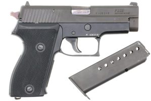 SIG Sauer P225 Pistol, Swiss Aargau Police, Holster, M436016, FB02054