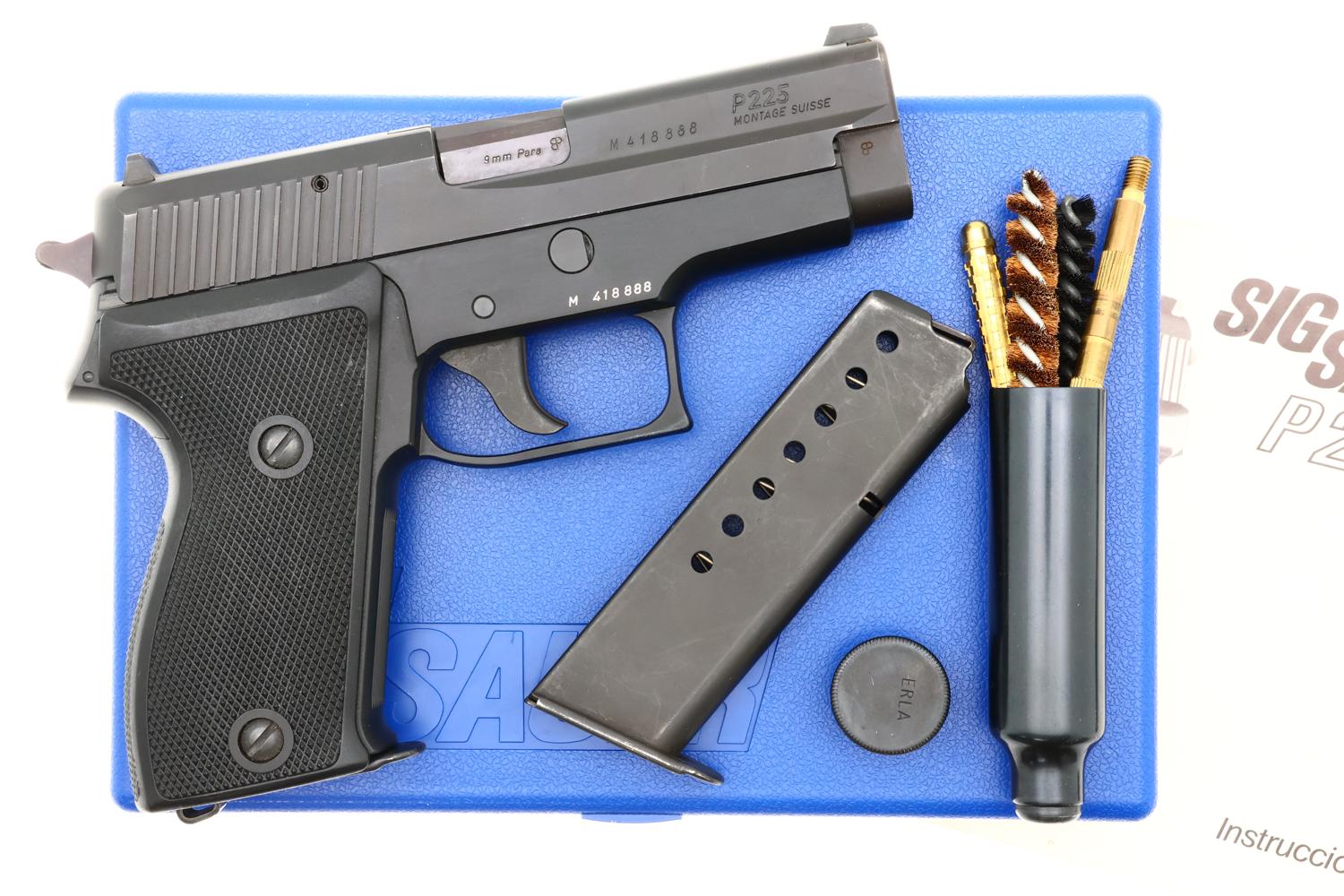 SIG Sauer P225 Pistol, Zurich Police, Boxed, M418888, FB02051 - Image 2