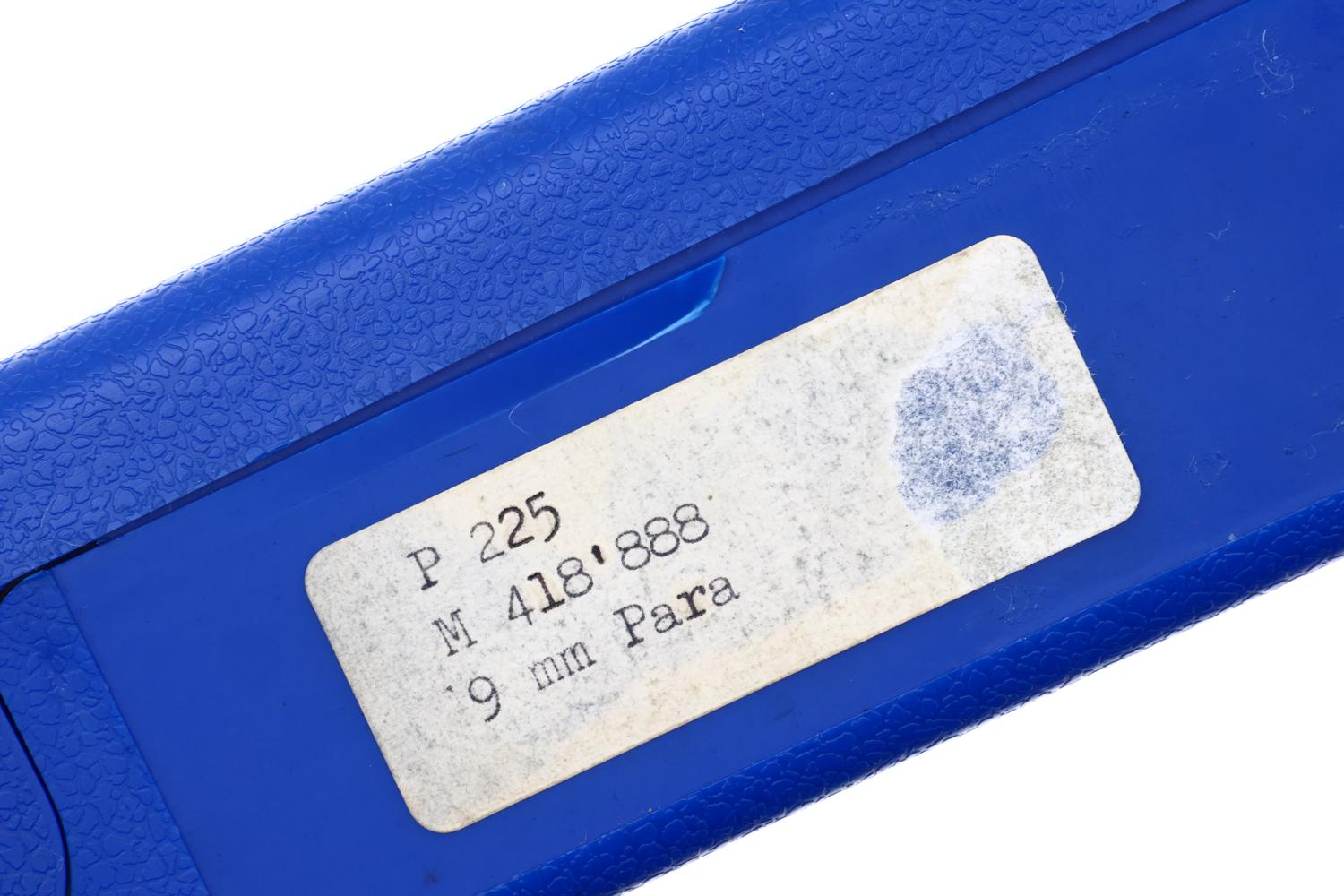 SIG Sauer P225 Pistol, Zurich Police, Boxed, M418888, FB02051 - Image 7