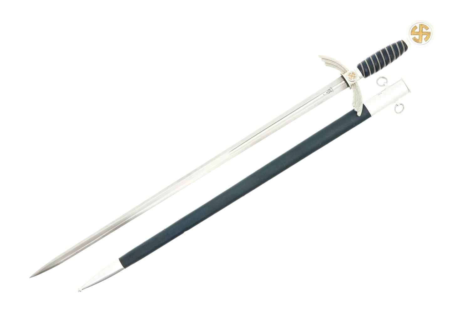 Luftwaffe Officers Aluminum SMF Sword, Military, WWII,  X-445 - Image 3