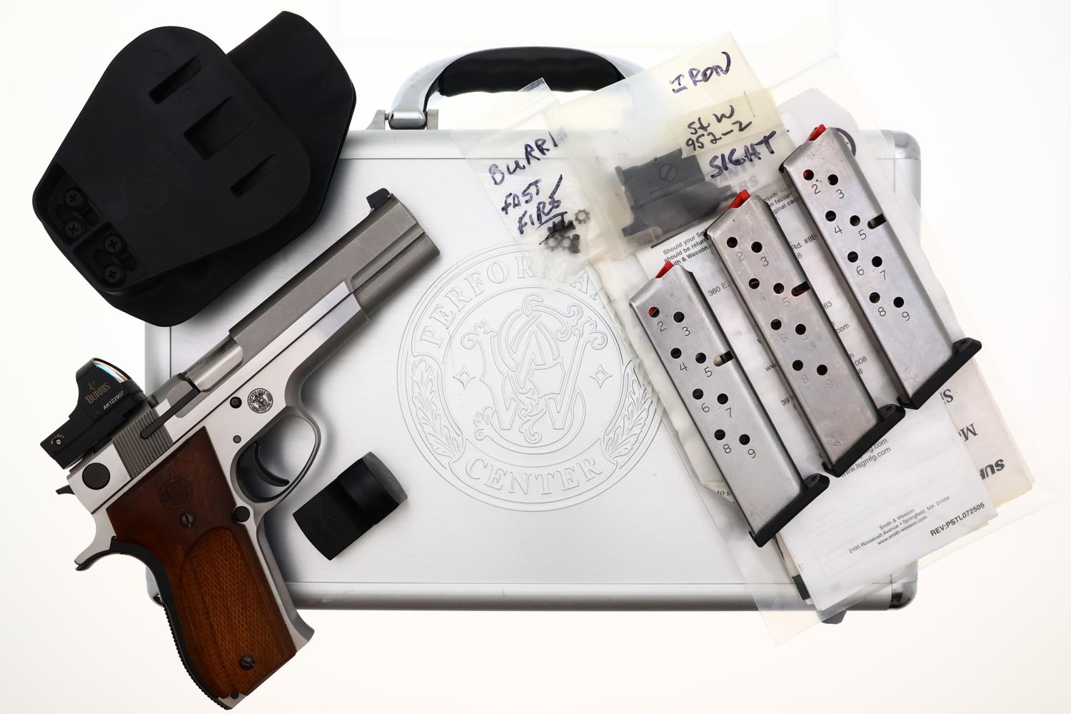S&W Model 952-2 9mmP PC Pistol, Accessories, Case, DAB0619, FB02247 - Image 4
