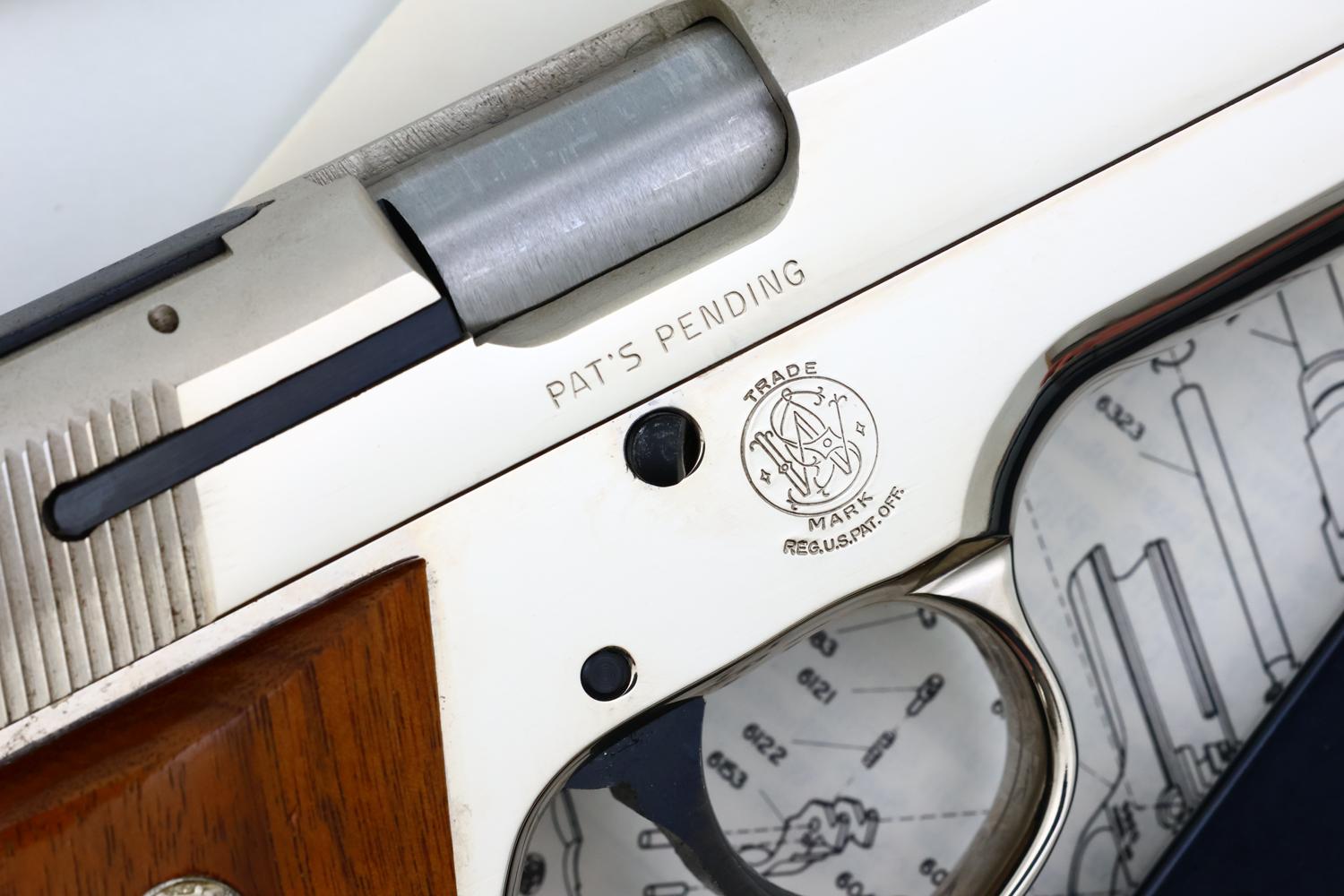 Smith & Wesson 39-2 Factory Nickeled Pistol, NIB, A420239, FB02325 - Image 4