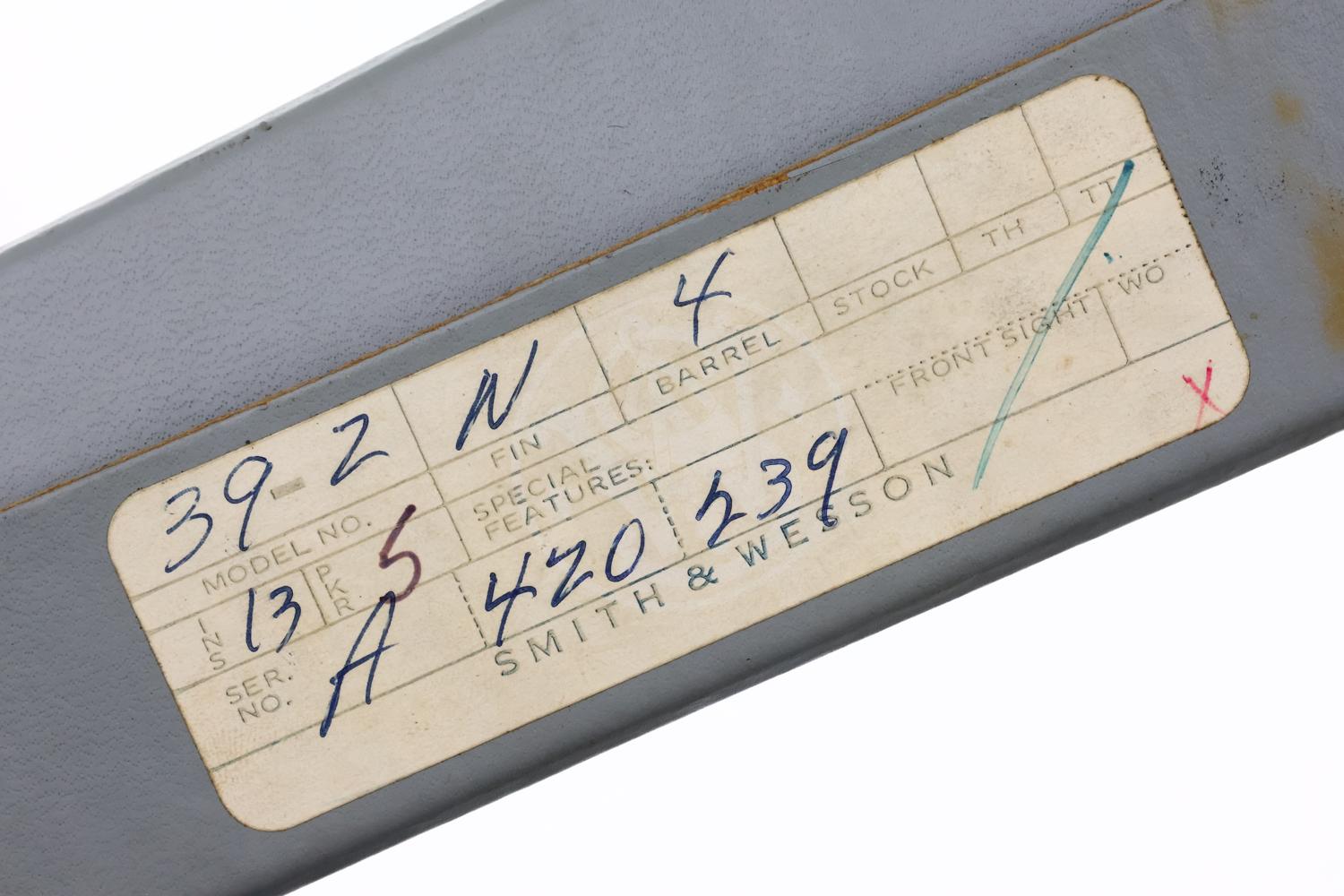 Smith & Wesson 39-2 Factory Nickeled Pistol, NIB, A420239, FB02325 - Image 13