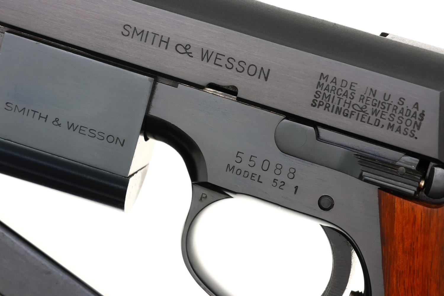 Smith & Wesson 52-1 Target Pistol, Smooth Grips, 55088, FB02326 - Image 3