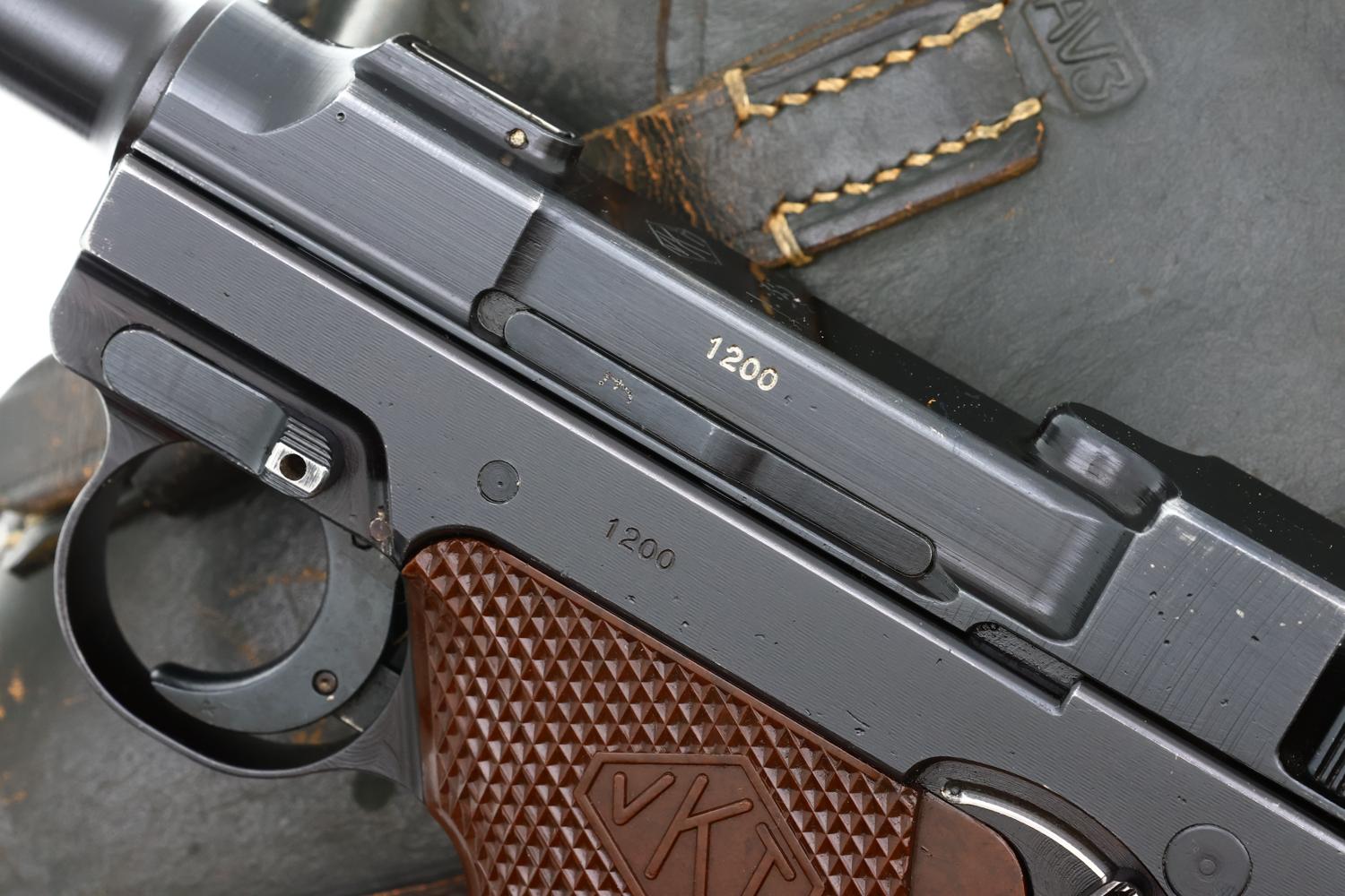 VKT L-35 First Series Finnish Military Pistol, Holster, 1200, FB01464