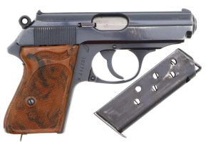 Walther PPK, High Polish Eagle/N, SS/Police Mag, Holster, 302717K, FB01478