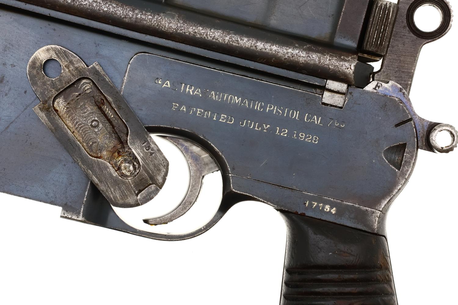 Astra 900 Broomhandle Pistol, Chinese Warlord era, 17154, PCA-202 - Image 4