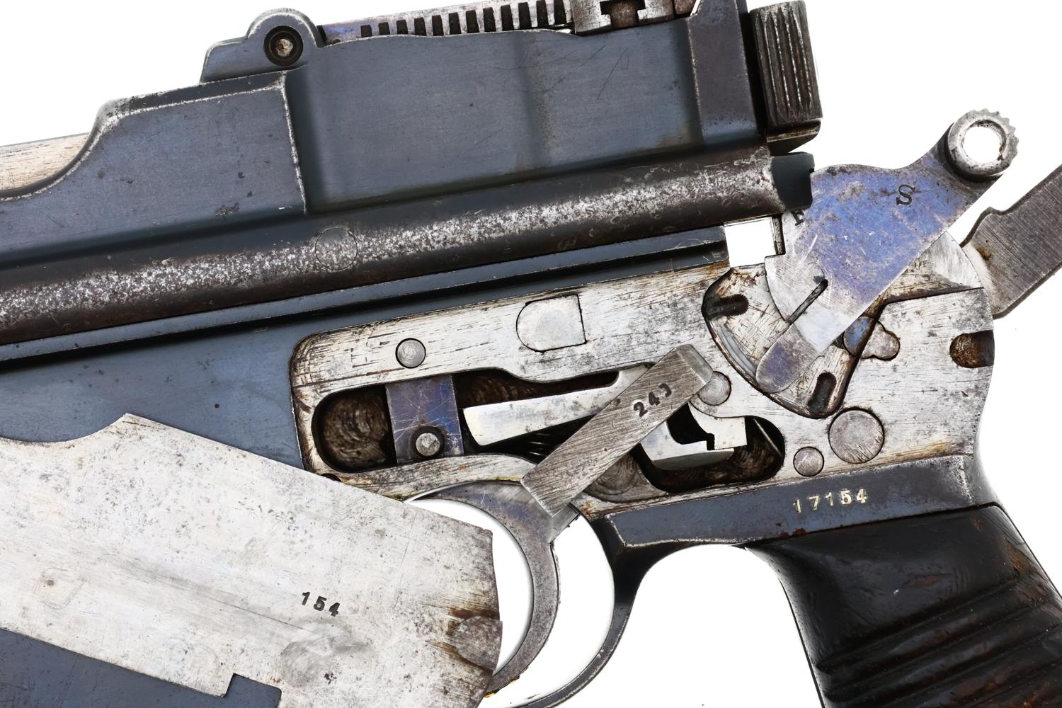 Astra 900 Broomhandle Pistol, Chinese Warlord era, 17154, PCA-202 - Image 8