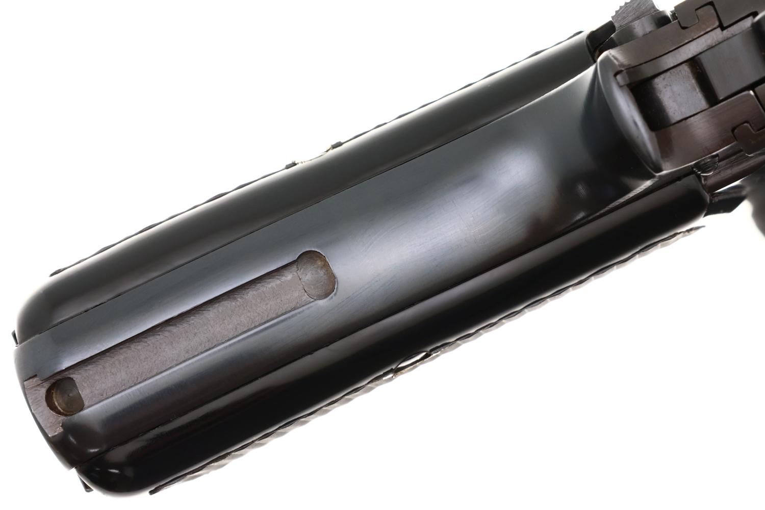 Belgian Browning HP Tangent Slotted Pistol, Pouch,T364260, FB02308 - Image 9