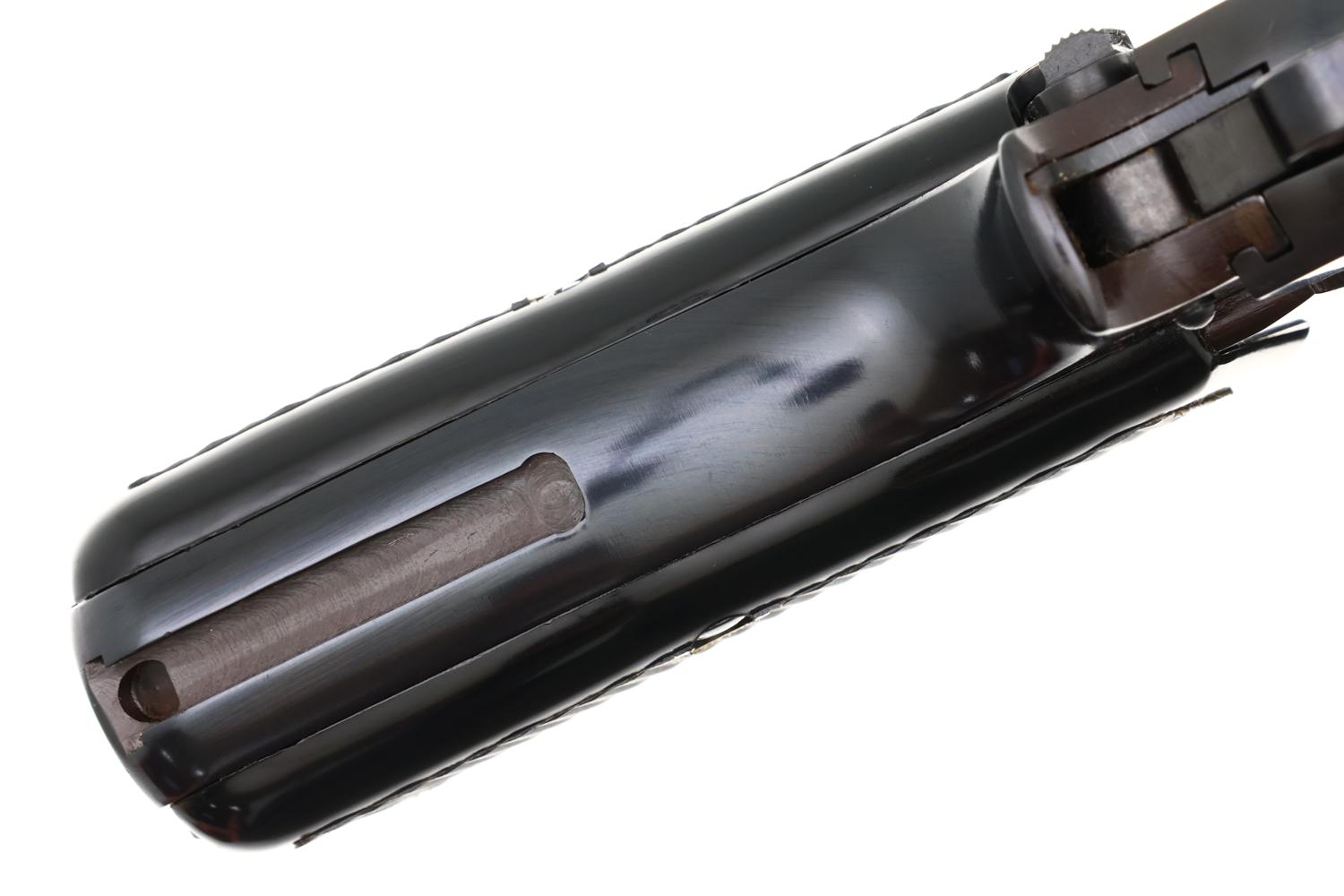 Belgian Browning HP Tangent Slotted Pistol, Pouch,T364261, FB02307 - Image 4