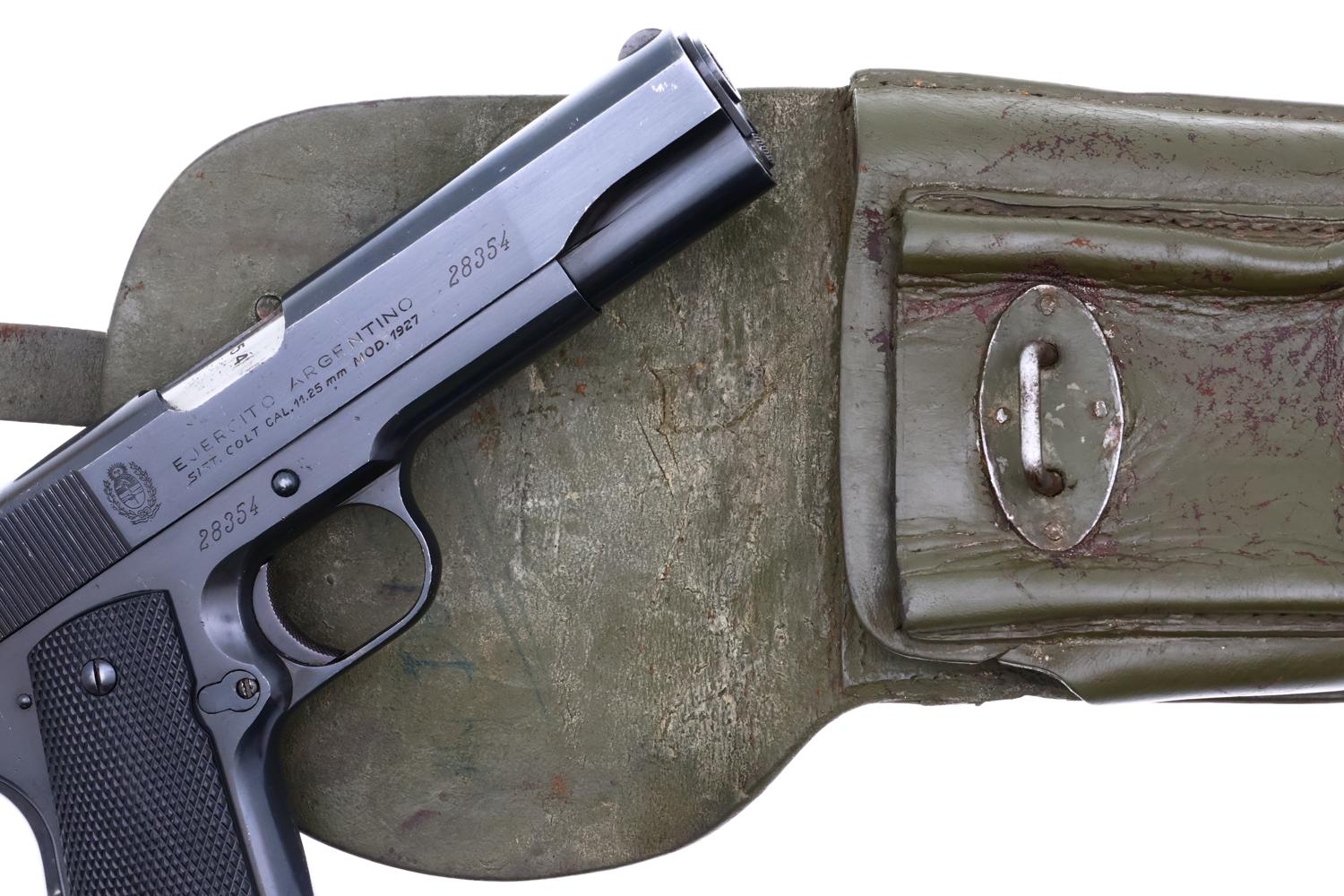 Sistema Colt Model 1927 Ejercito Argentino .45ACP Pistol, 28354, FB01345 - Image 12