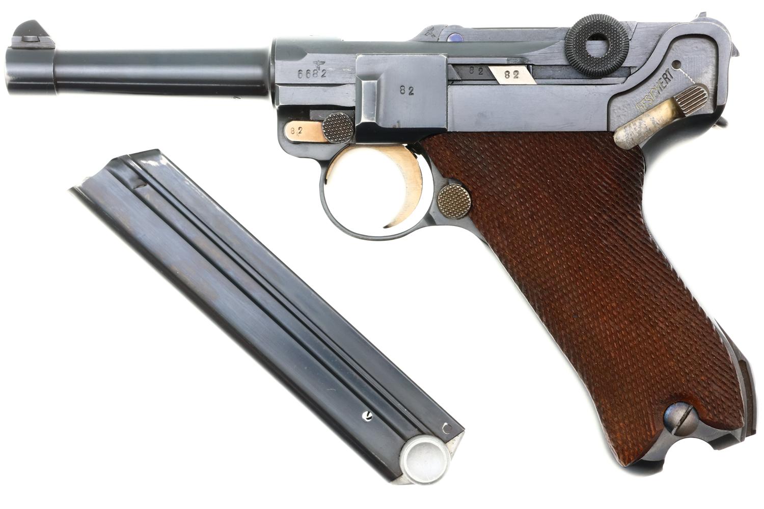 Mauser Banner 1940 dated Swedish Commercial Luger, 6682w, FB00321