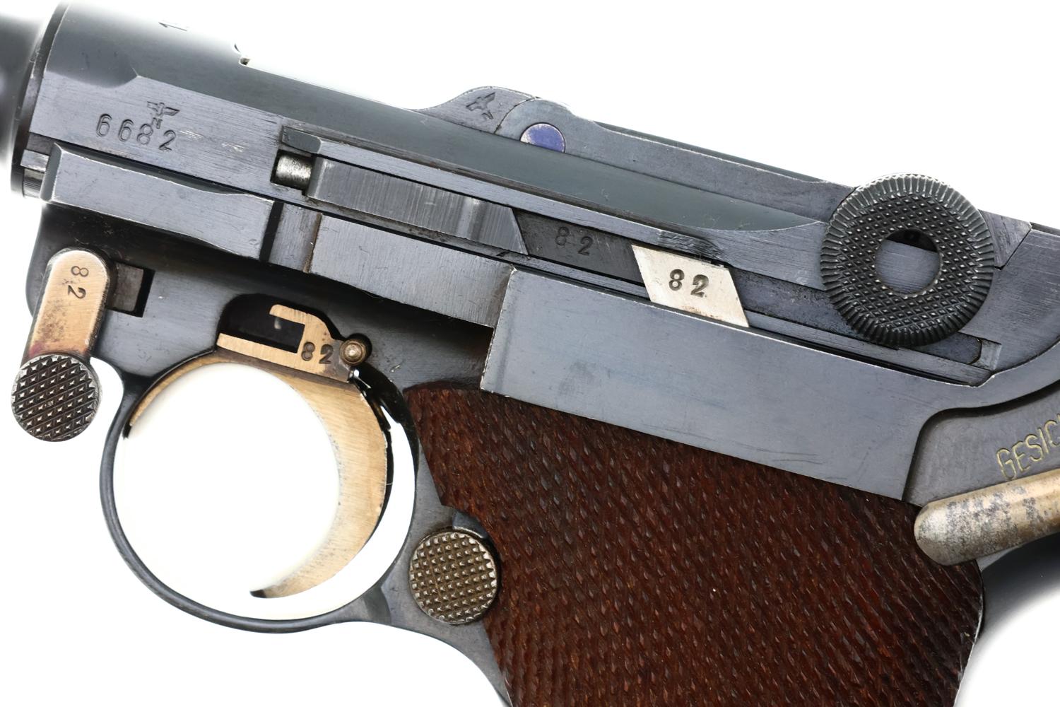 Mauser Banner 1940 dated Swedish Commercial Luger, 6682w, FB00321 - Image 4