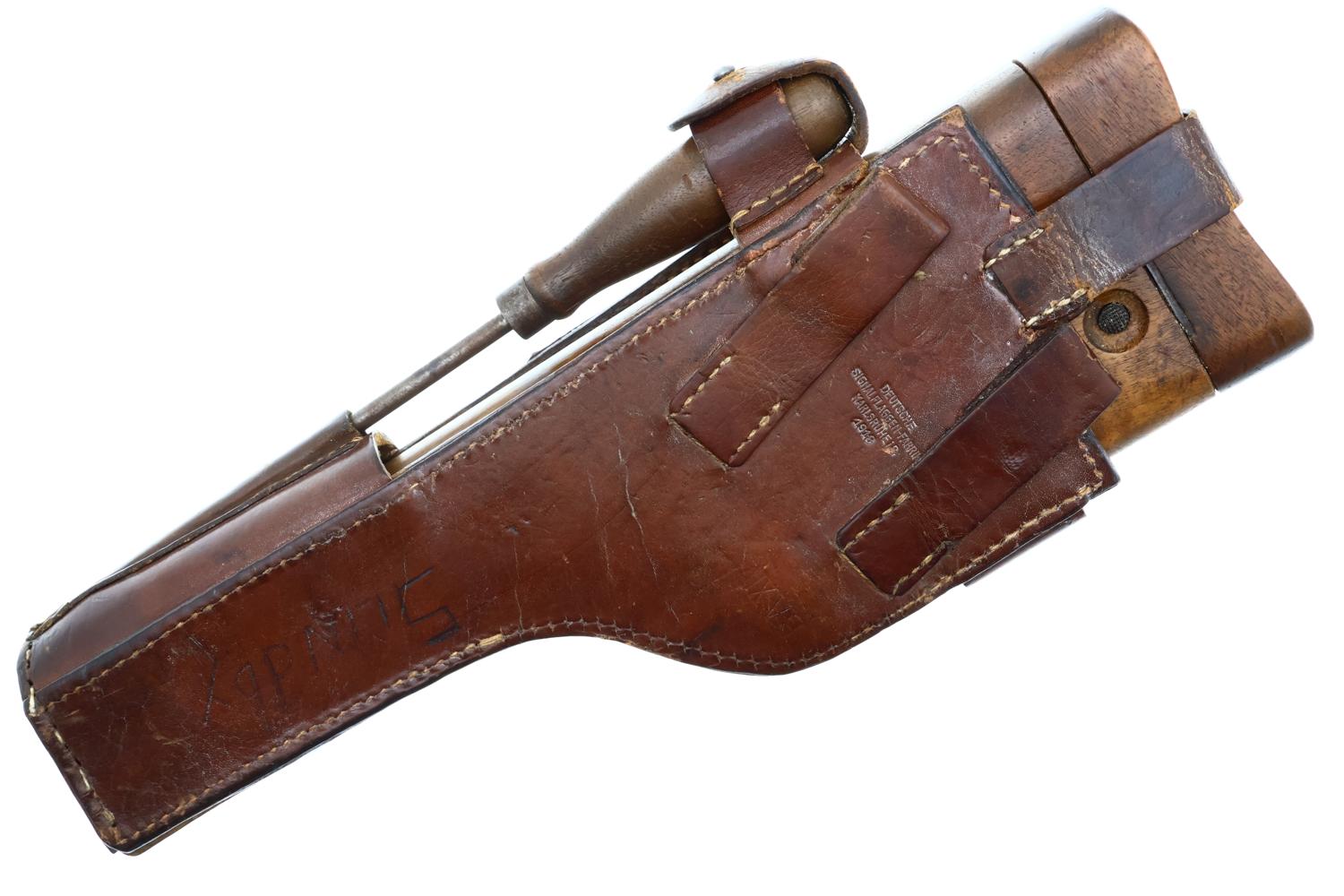 Mauser C96 Broomhandle, WWI German Military Accepted Rig, 296125, FB01557 - Image 17