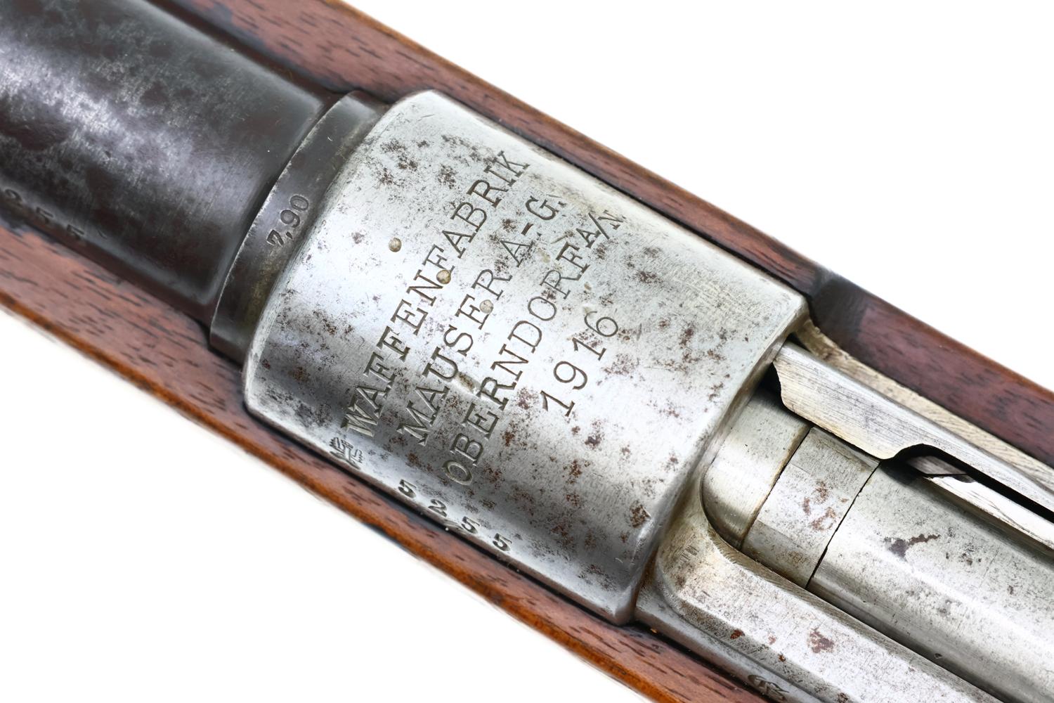 Mauser Gewehr 98 WWI Military Rifle, 5255r, FB01784 - Image 12