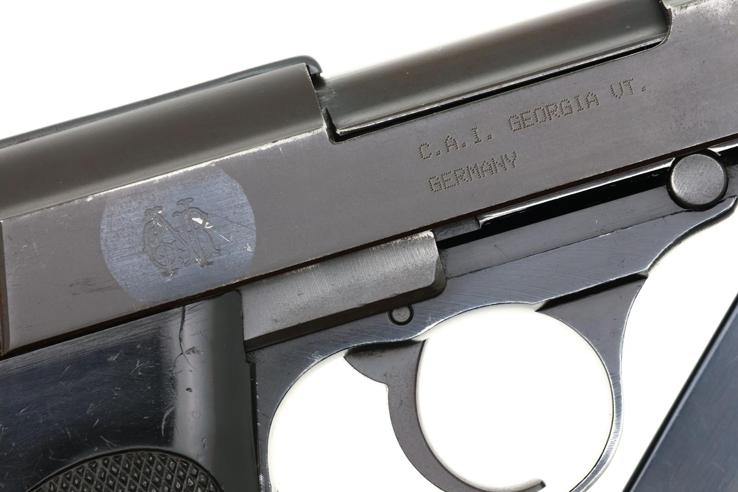 Portuguese Police Marked Walther P38, 004414E, FB00346