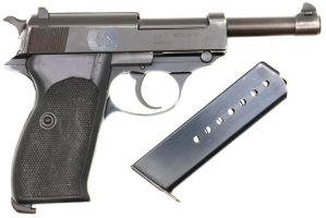 Portuguese Police Marked Walther P38, 004414E, FB00346