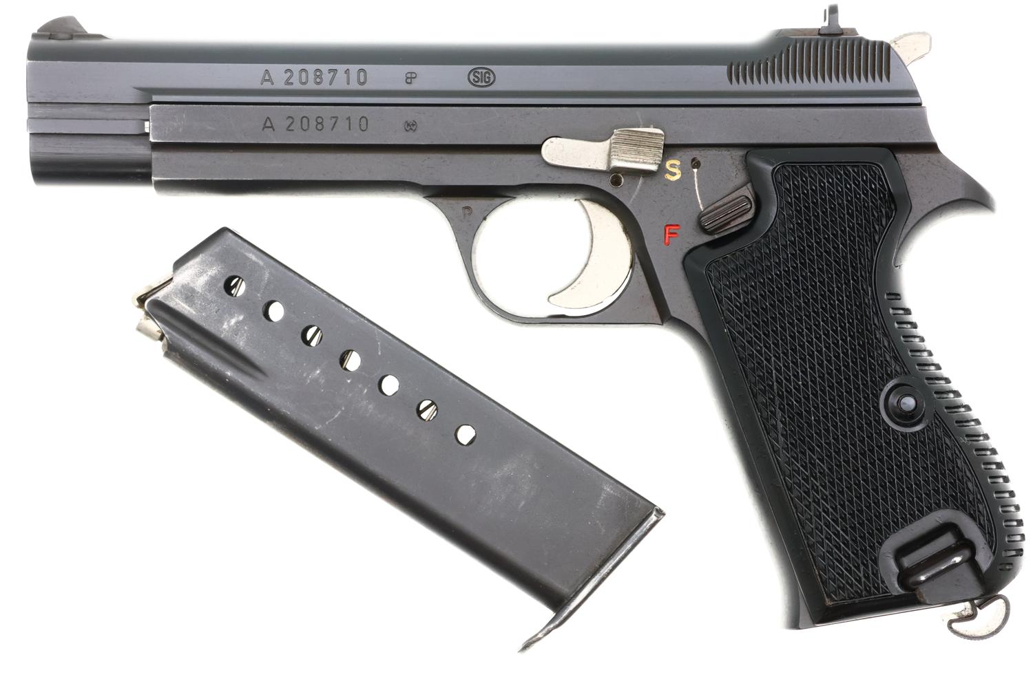 SIG P49, Swiss Military, Late Production, Holster, A208710, FB00103 - Image 3