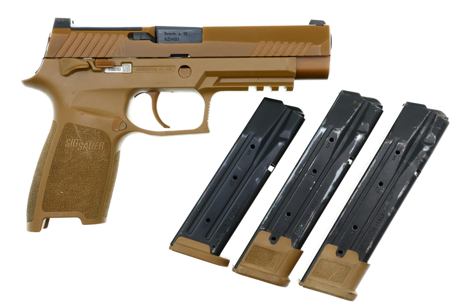 Sig Sauer US Military Surplus M17 Pistol, Boxed, TF000763, FB02354 - Image 2